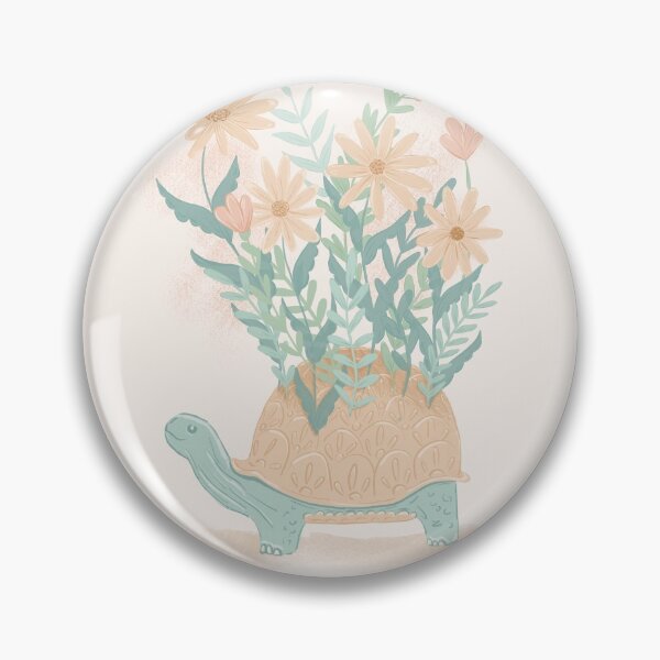 Item preview, Botanical Turtle designed and sold by latheandquill.