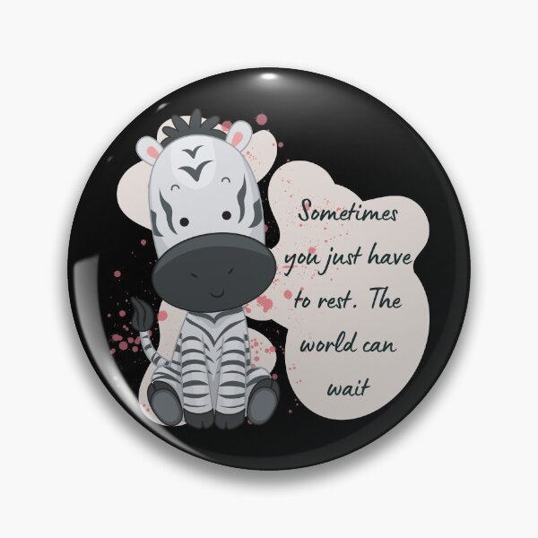 Item preview, Baby Zebra Be the best version of you designed and sold by Imakeyouhappy.