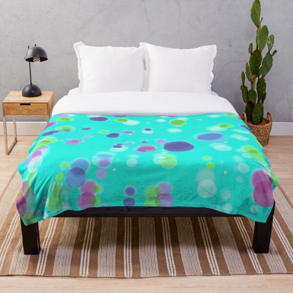 Item preview, Abstract Bubbles on Aqua Blue designed and sold by Yolanda Designs.