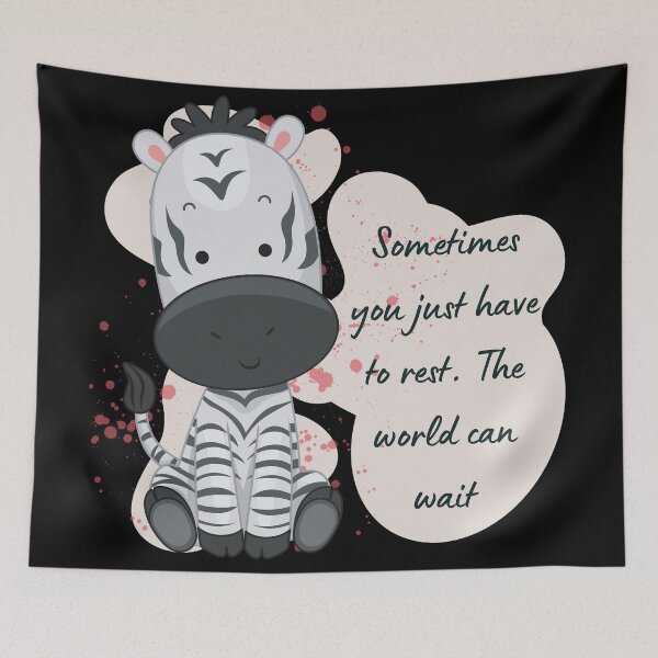 Item preview, Baby Zebra Be the best version of you designed and sold by Imakeyouhappy.