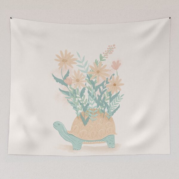 Item preview, Botanical Turtle designed and sold by latheandquill.