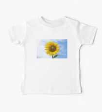 Sun Flower Against Blue Sky Baby Tee