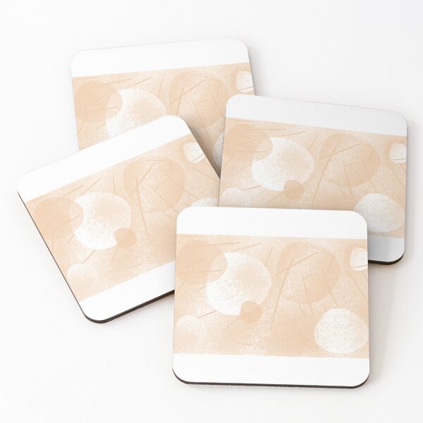 Item preview, Tan Leaves and Circles designed and sold by KayLadyBug.