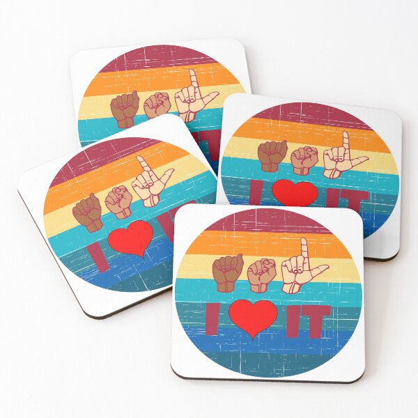 Item preview, ASL I Love It - Sign Language Design designed and sold by Hunter-Designs.