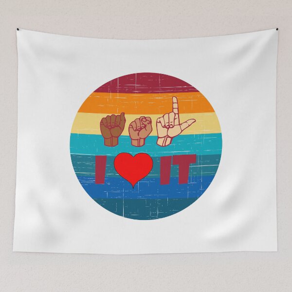 Item preview, ASL I Love It - Sign Language Design designed and sold by Hunter-Designs.