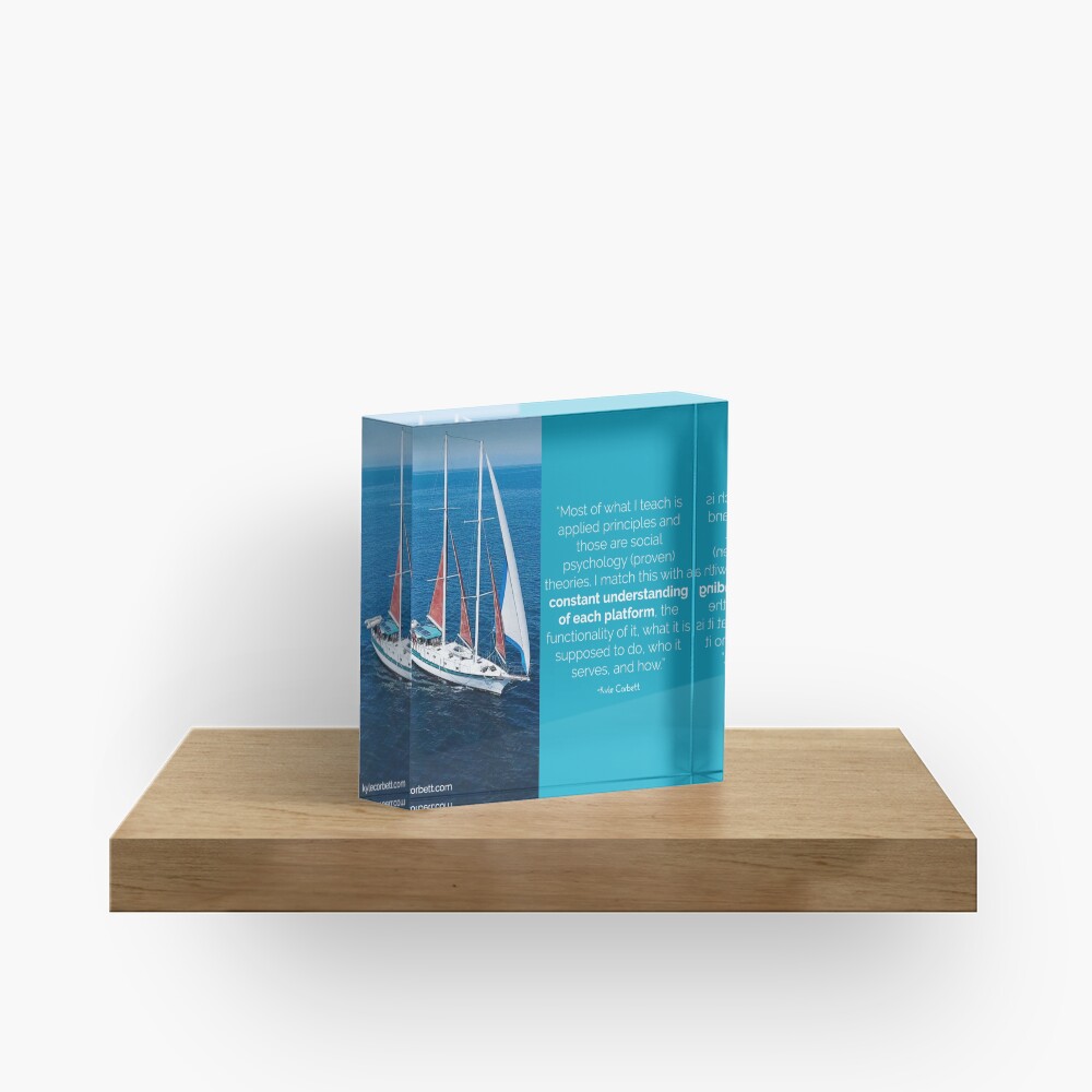 Item preview, Acrylic Block designed and sold by SanDiegoSailing.