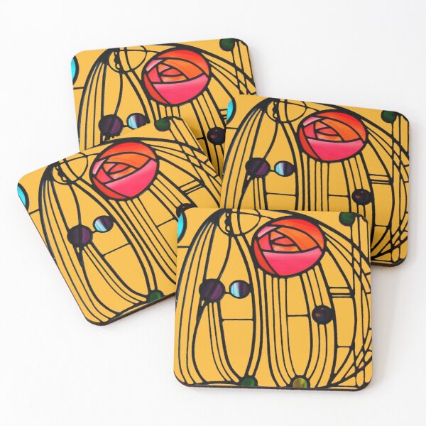 Item preview, Charles Rennie Mackintosh - Window, yellow designed and sold by Vivanne-art.