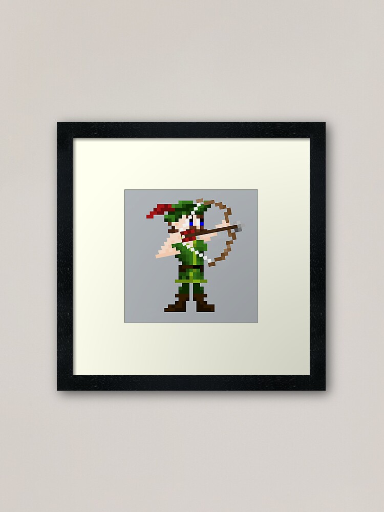 Alternate view of Shooty Arrow Man Framed Art Print
