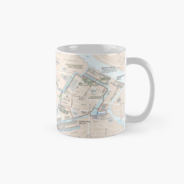 Item preview, Lowell National Historical Park Map (1999) Massachusetts Historic City Atlas designed and sold by BravuraMedia.