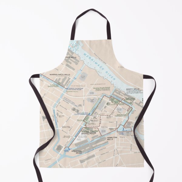 Item preview, Lowell National Historical Park Map (1999) Massachusetts Historic City Atlas designed and sold by BravuraMedia.