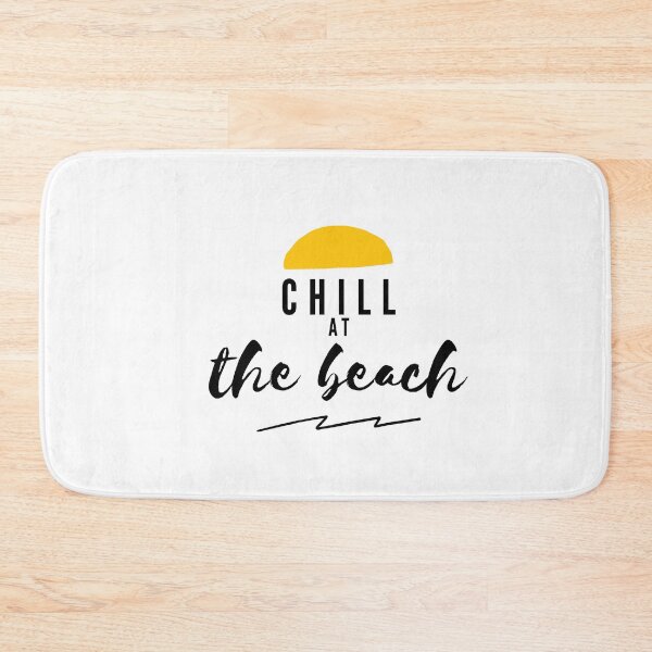Item preview, Chill at the beach summer calligraphic  designed and sold by 77ART.