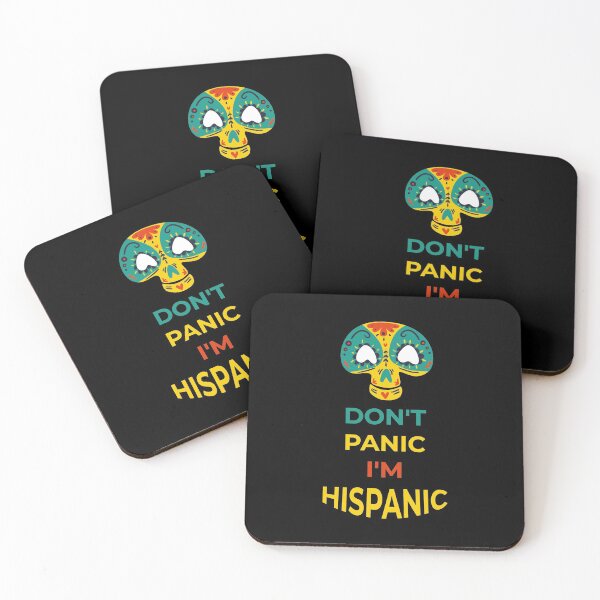 Item preview, Don't Panic I'm Hispanic designed and sold by Full Moon.