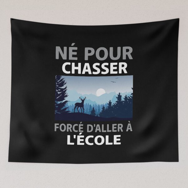 Item preview, Ne Pour Chasser Force D'Aller A L'Ecole designed and sold by Ahmadeshop.