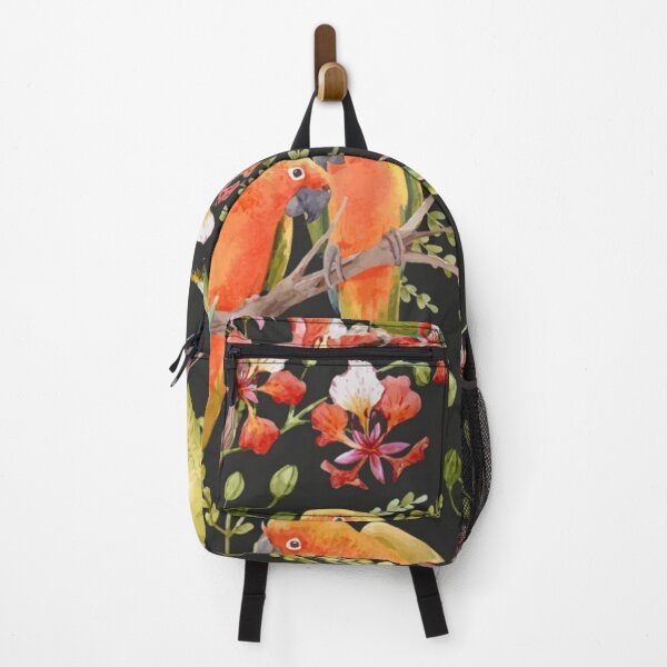 Item preview, Colorful parrot among flowers and roses designed and sold by GLORY-LIFE.