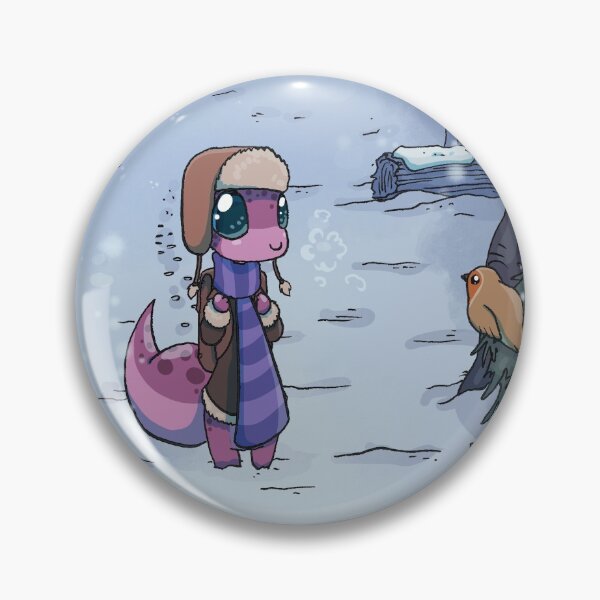 Item preview, Gecko Explores Snowy Forest designed and sold by Cuterefaction.
