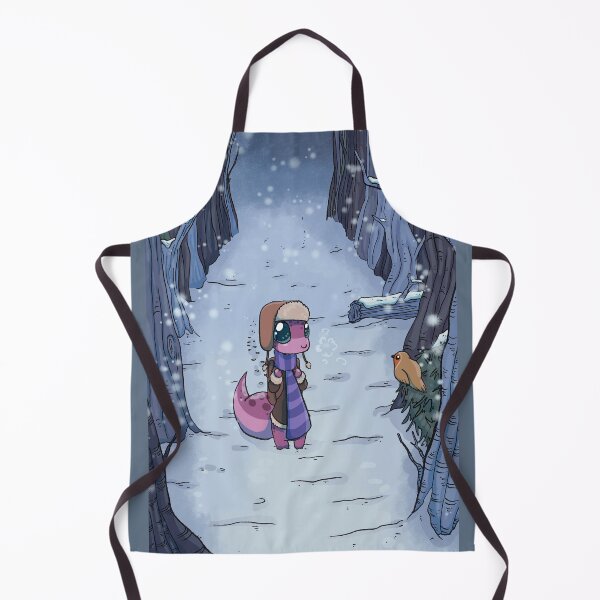 Item preview, Gecko Explores Snowy Forest designed and sold by Cuterefaction.