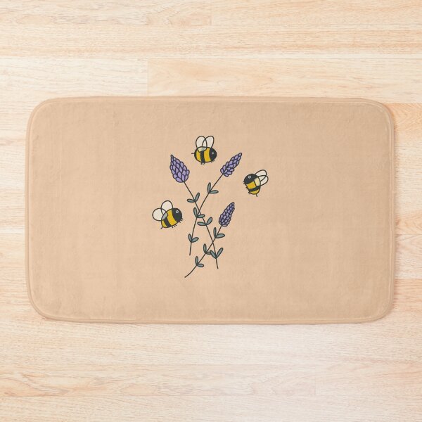 Item preview, Bees and lavender designed and sold by FishByNight.
