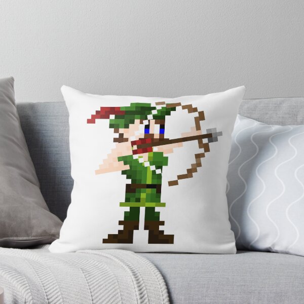 Shooty Arrow Man Throw Pillow