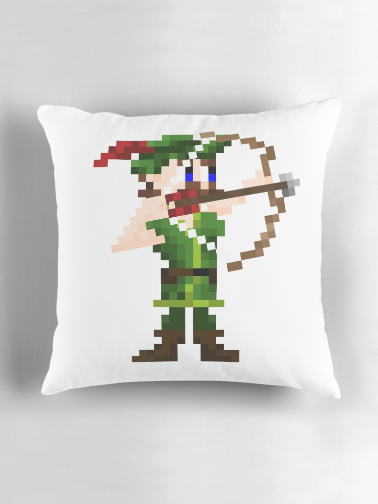 Thumbnail 3 of 4, Pillow, Shooty Arrow Man designed and sold by dapperoctopus.