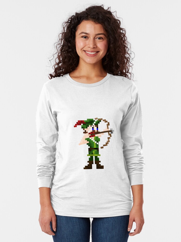 Thumbnail 2 of 5, Long Sleeve T-Shirt, Shooty Arrow Man designed and sold by dapperoctopus.
