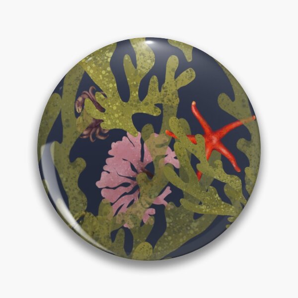 Item preview, Intertidal Zone Pattern Dark Blue designed and sold by Squiddllr.