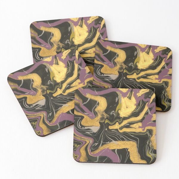 Item preview, GOLD PURPLE POUR designed and sold by BridgetBresser.