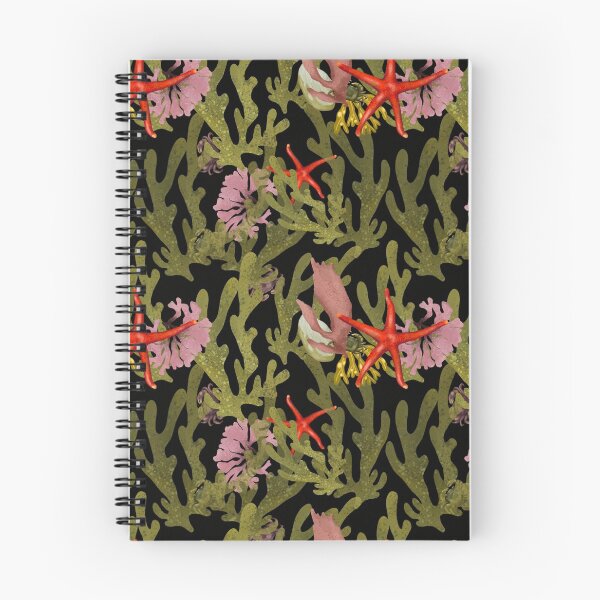 Item preview, Intertidal zone pattern black designed and sold by Squiddllr.