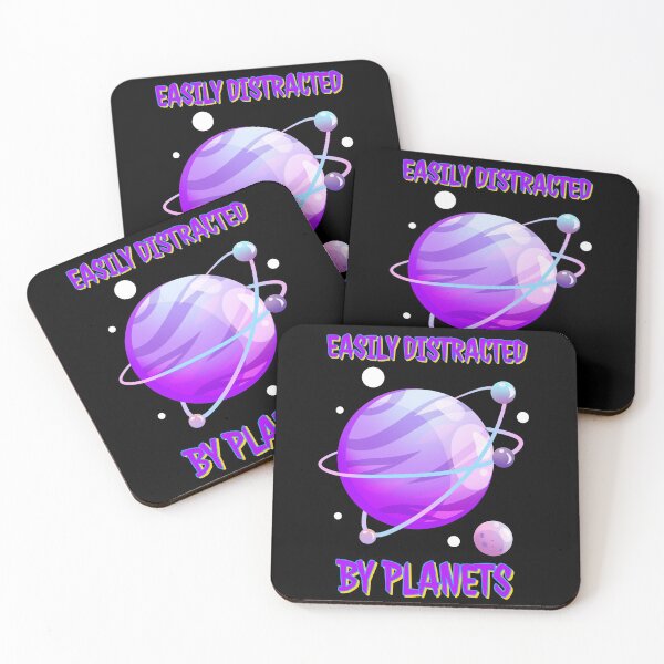 Item preview, . Easily distracted by planets Funny - purple planer designed and sold by Cool Store.