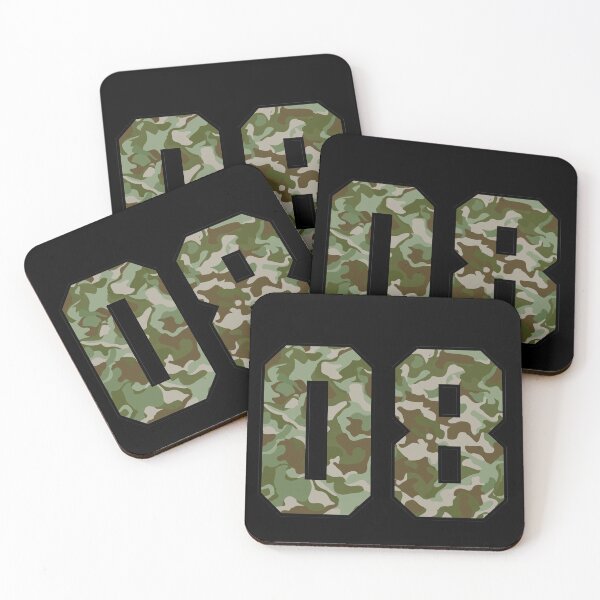 Item preview, Army Camouflage Number Eight Soldiers Lucky Number 8 designed and sold by Urosek.