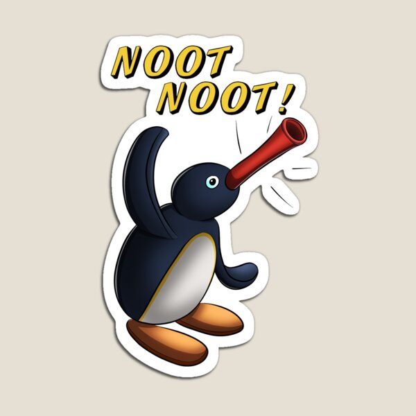 Vista previa del artículo con la obra «Pingu Noot Noot», diseñado y vendido por pingoshop.