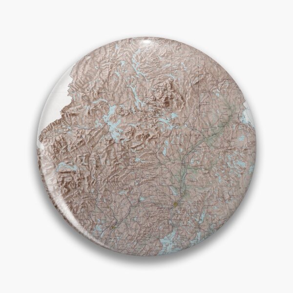 Item preview, Maine Relief Map (1977) The Pine Tree State Topographical Atlas designed and sold by BravuraMedia.