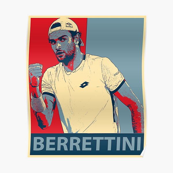 "Matteo Berrettini" Poster by Tommia | Redbubble