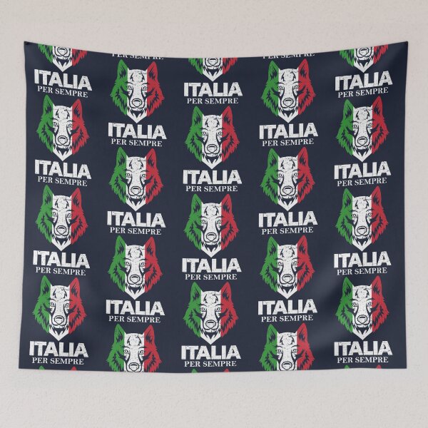 Artikelvorschau, Italia Per Sempre Wolf Fußball Calcio Italy Forever entworfen und verkauft von justjonboy.