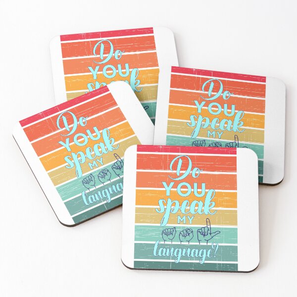 Item preview, Do You Speak My Language? - ASL Sign Language Design  designed and sold by Hunter-Designs.