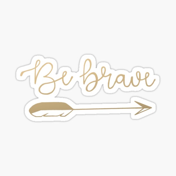 Bee Brave Stickers – The Blue and Gold Store