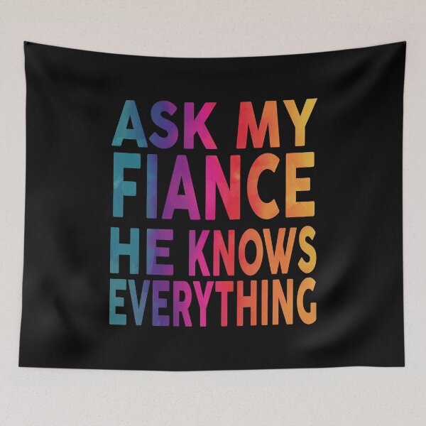 Item preview, Ask My Finance He Knows Everything Funny designed and sold by YAHIA-14.