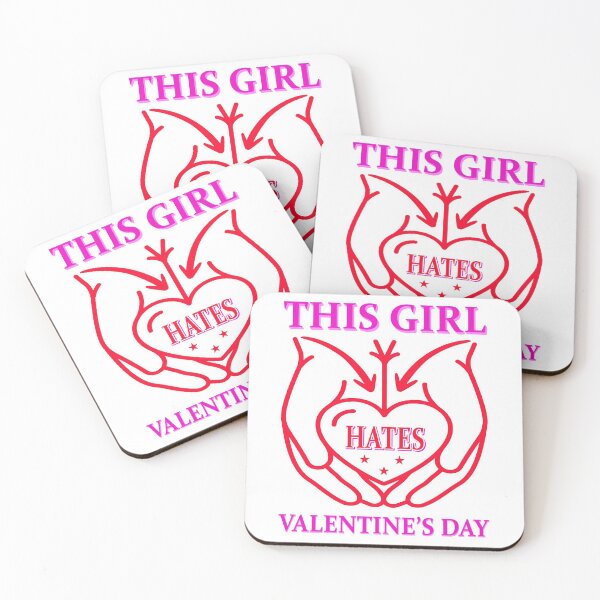 Item preview, THIS GIRL HATES VALENTINE'S DAY designed and sold by SBEEKAA.