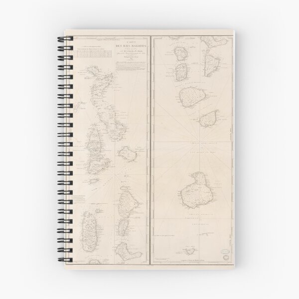 Artikelvorschau, Alte Malediven-Inseln Karte (1841) Vintage Maledivische Inseln Atlas entworfen und verkauft von BravuraMedia.