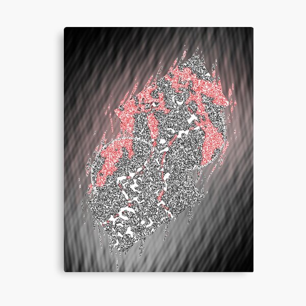 Abstract Mosh Canvas Print