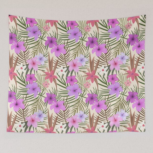 Item preview, Tropical Plants Seamless Floral Wallpaper - Pattern designed and sold by ViewerEqualsPhoton.