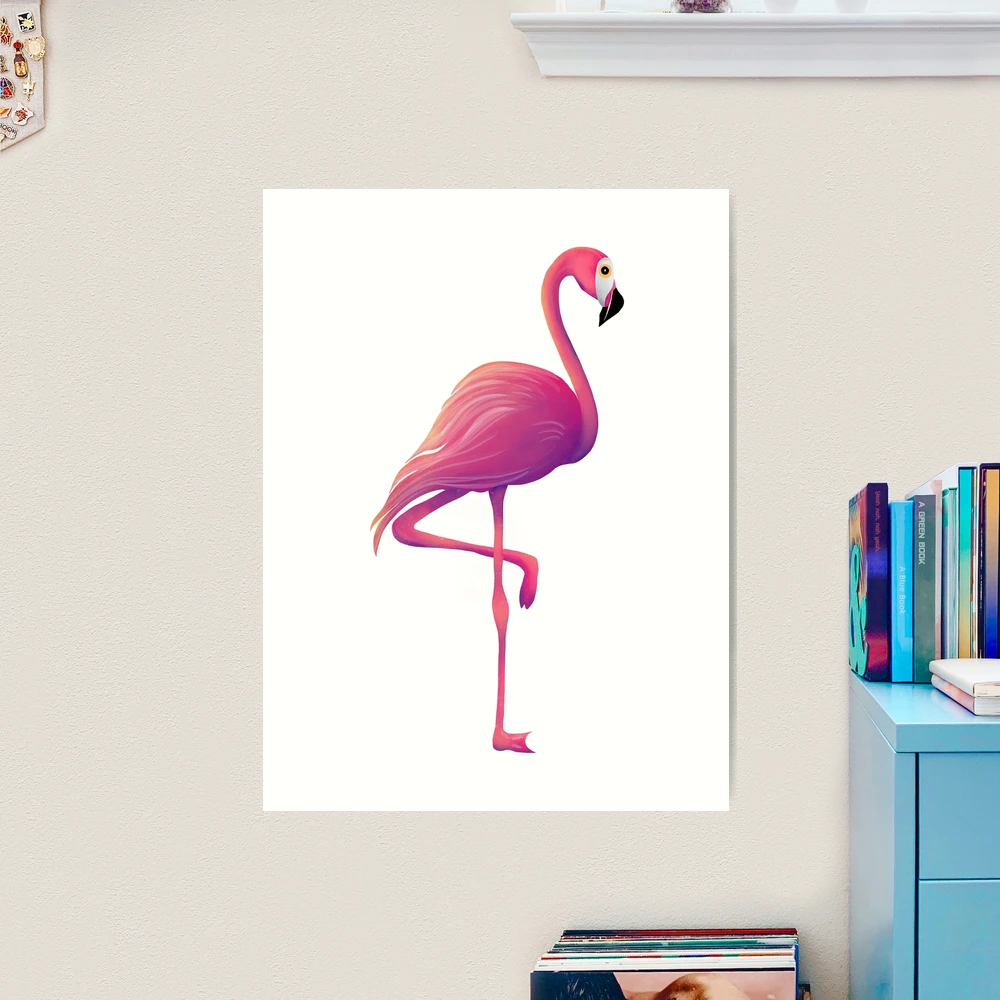 Pink Flamingo 4 Art Print