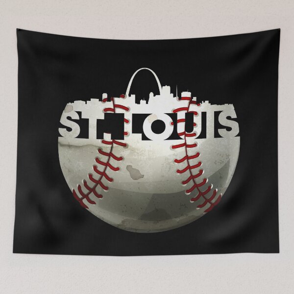 Item preview, Amazing St. Louis Baseball Ball With St. Louis Skyline designed and sold by Urosek.