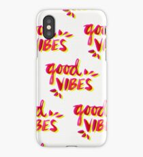Good Vibes – Pink & Yellow iPhone Case