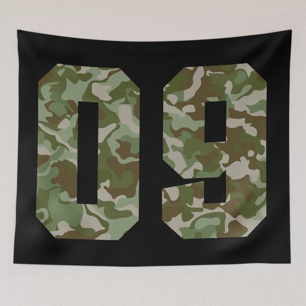 Item preview, Army Camouflage Number Nine Soldiers Lucky Number 9 designed and sold by Urosek.