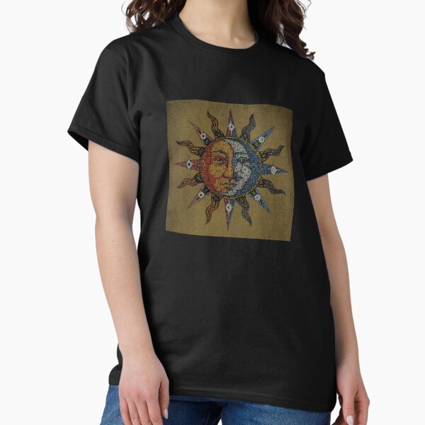 Item preview, Vintage Celestial mosaic Sun & Moon designed and sold by sandersart.