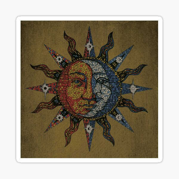 celestial sun painting