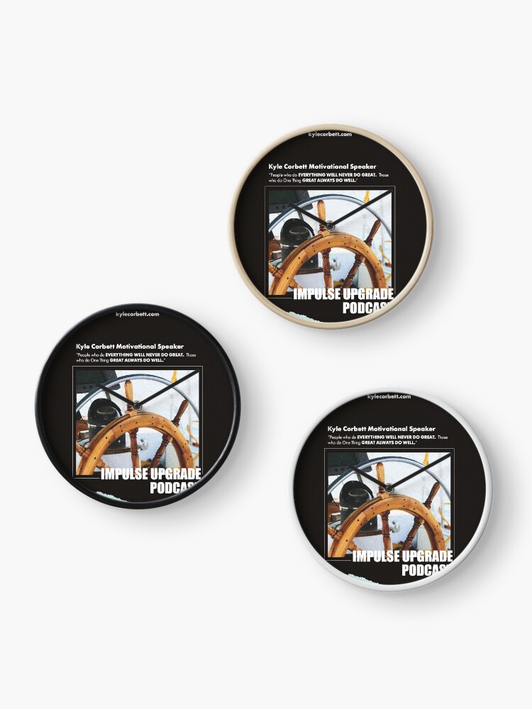 Thumbnail 3 of 4, Clock, Great Always Do Well designed and sold by SanDiegoSailing.