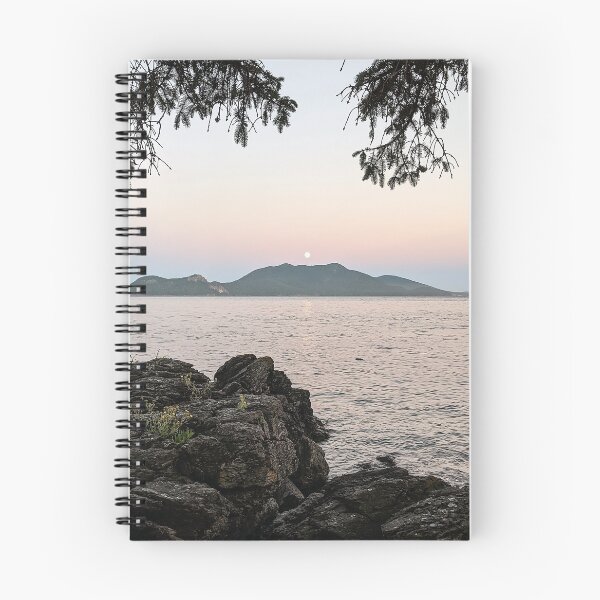 Item preview, Moonrise Over the San Juan Islands designed and sold by SeaChangeDesign.