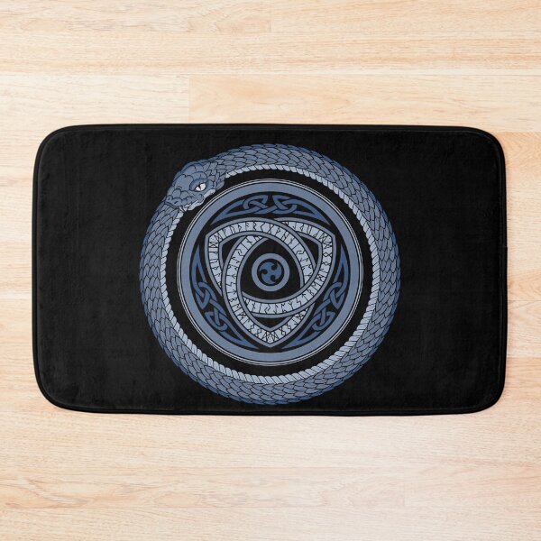 Item preview, Norse Jormungandr Ouroboros Viking Pagan Serpent Snake Knotwork designed and sold by BluePagan.