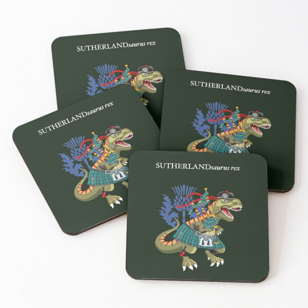 Item preview, Clanosaurus Rex SUTHERLANDsaurus rex Sutherland Family Tartan designed and sold by Lisa Rotenberg.